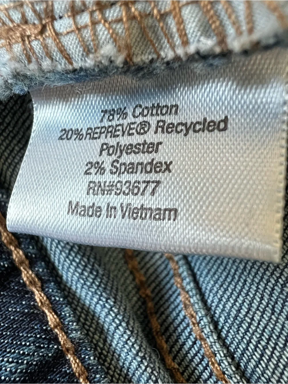 St. John's Bay Dark Wash Straight Leg Jeans Size 8